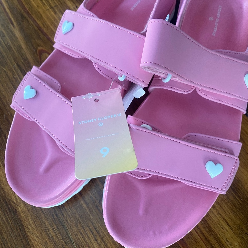 Stoney Clover pink sandals